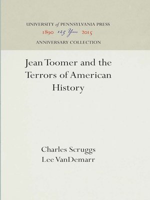 cover image of Jean Toomer and the Terrors of American History